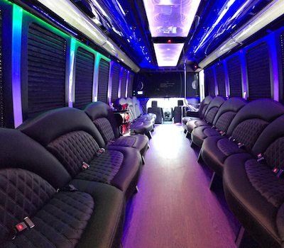 Royals baseball game party bus